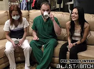 Blaire Celeste Sucks Dick And Gets Pussy Blasted With Cum In Pov