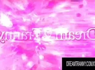 Dream Tranny compilation of shemales mounting dildos, part 15