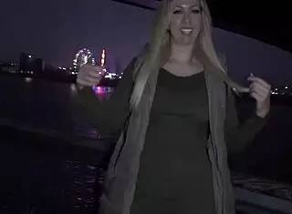 German scout - perfect round ass german girl marie cherie pick up for first casting fuck in berlin