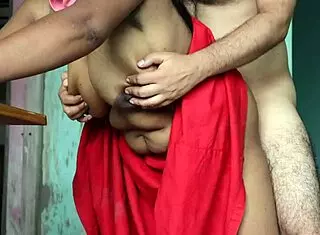Tantrik Indian Lady Engages In Suggestive Doggystyle Session With Partner