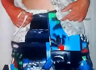 Watch the big chocolate cuck spin wildly to the music during a modest yet hot striptease.