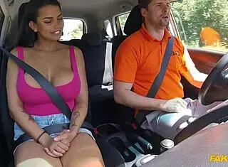I watched chloe lamour bounce her big boobs in this hot car sex video.