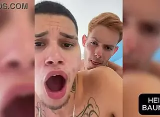 young brazilian moans on neighbor's cock in doggystyle anal