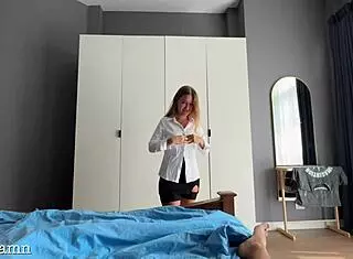 Morning Relaxation Before Secretary's Interview