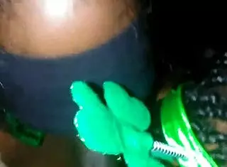 uhh that sloppy double blowjob with fat bbw and huge big black cock on st patricks day felt amazin' with the 3some action