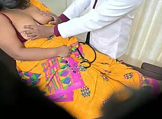 Doctor gets too handsy with lady patient during checkup, leading to unexpected intimate exam in hospital