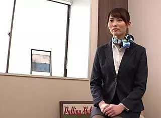 flight attendant, known for passenger care, makes av debut with subtle allure