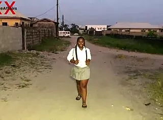 ghana street boy lures schoolgirl home for intense dick lesson - subscribe now