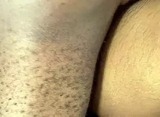 She loves how he penetrates his long cock deep in her pussy on bed.