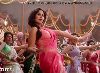 Katrina Kaif's boobs shake in slow motion jumps.