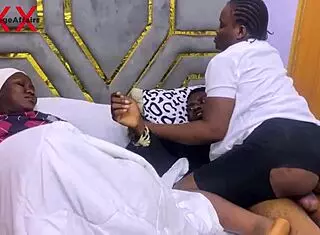 I feel so horny fucking my big ass stepdaughter when her big boobs teen friend joins in wet doggystyle