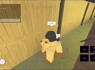 Latina gets filled by monster BBC in Roblox session.