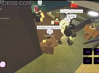 Latina gets filled by monster BBC in Roblox session.
