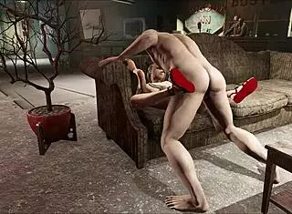 fallout 4 marie rose gets fucked hard in public blonde action