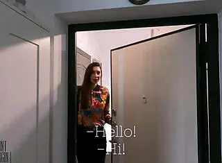 cleaning lady seduces owner for cowgirl ride and lets him creampie her pussy in roleplay