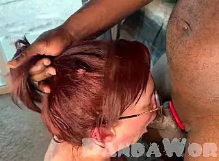 ebony slut squirting from bbc anal in interracial mmff deepthroat!!