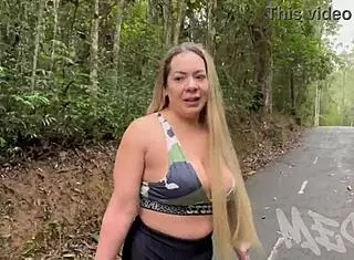i caught this cute milf in the park and she begged me to fuck her tight ass hard