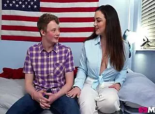 Cassie Lenoir SHOWS him all sorts of KINKY TRICKS with mother-in-law twist!