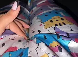 subtle hints of colombian student fingering her juicy pussy in shorts before university.