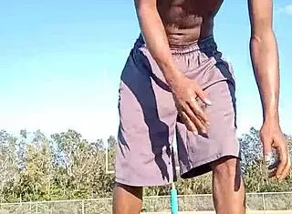 Good Time with Cute Sexy Black Brunette in Homemade Action