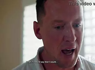 Blonde babe drops underwear in horny taboo game with bestie at cinema