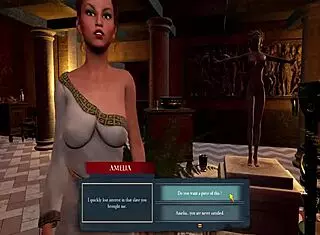 Slaves of Rome hermaphrodite part 6 unfolds in midnight orgy with shaved pussy licking and bdsm action