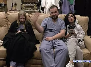 Dr Tampa performs physical on bratty orphan cheerleader Jasmine Rose with behind the scenes details