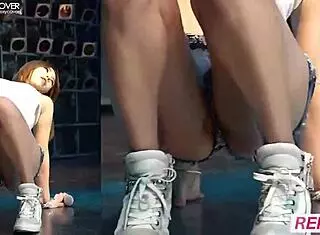 Naughty Korean Brunette Performs Sexy Kpop Dance Moves