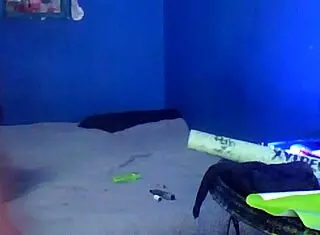 another quick morning encounter with my sister's husband in the house