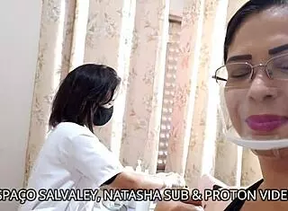 interview and preparation for male wax depilation with tantric massage session