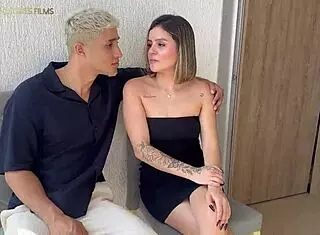 I watch my horny mother-in-law fuck her stepdaughter's boyfriend in curvy interracial threesome to approve their relationship