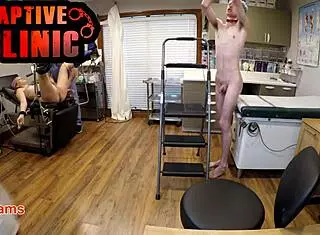 What happens when Nova Maverick gets naked and bound for gyno exam in hospital behind the scenes?
