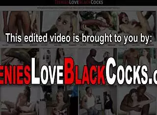 So this teen was all about tasting that big black dick, leading to an intense interracial blowjob and cumshot finale.