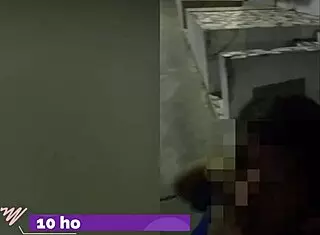 Boldly fucking a dwarf woman in intense action. She takes every thrust deep.