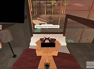 i'm getting fucked on the hidden side of roblox as a rough slut with blowjob and creampie action