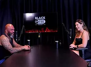 Family Turns Away As Agatha Mama Records With Carlos Urach And Subscribers In See-Through Outfit