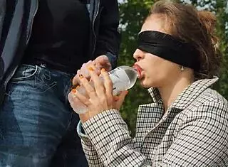 Hey, my best friend cheats outdoors with big black banana taste game again