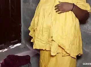 Horny guy fucks his hot landlady with big tits and wet pussy in close up action outdoors near the garden