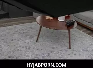 Oh yeah, hot tiny teen Binky Beaz teases her Arab neighbor into wild fucking action