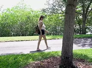 Monster tits Jenni Noble, you ready to fuck for cash in the van with deepthroat and doggystyle?