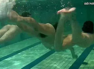 hey ivetta, katka, and barbara, ready for some hot underwater lesbian fun?