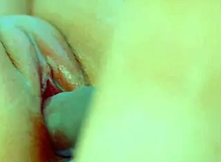 Perfect puffy pussy close-up in 4k with pink lips butt plug fuck and creampie 😩