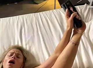 Blonde Slut Feels Intense Thrill From Rough Outdoor Fuck In Lap Dance Club