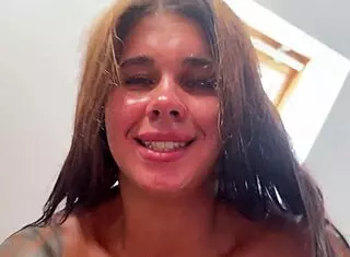 sexy babe with big tits and muscular body rides cock in cowgirl. she takes it bent over doggystyle with close up on her tattooed brazilian ass and gaping holes.