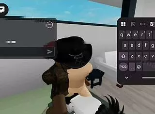 Goth Chick with Big Tits Dominates Intense Threesome Sex in Parents' House at Brookhaven