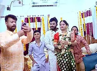 Sudipa experiences wedding night gangbang with five husbands in full movie chubby wife scene