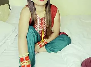 Mistress Quenches Chotu Servant's Thirst With Horny Handjob And Assfucking In Bathroom