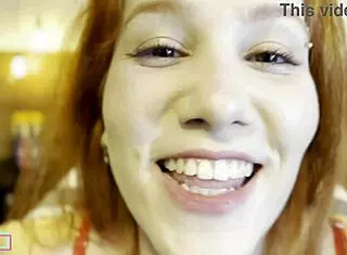 The Redhead's Pussy Got So Wet After My Dick Slid Into Her Ass 😈