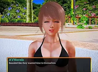 I explore my new family with brunette milf and redhead in game 398.