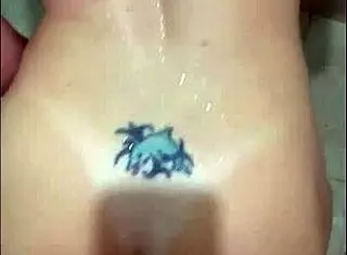 Got Fucked On Bathroom Floor Bent Over And Spread Wide For Deep Thrusts Complete On Red